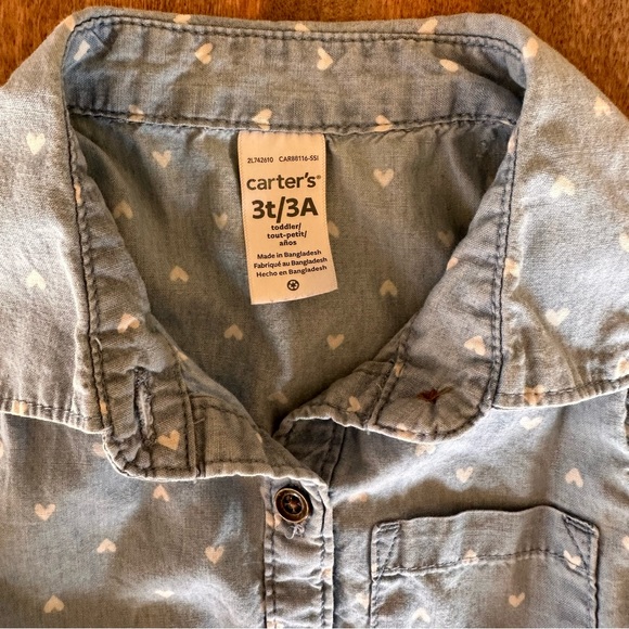 EUC Carters Denim Dress - Picture 4 of 4